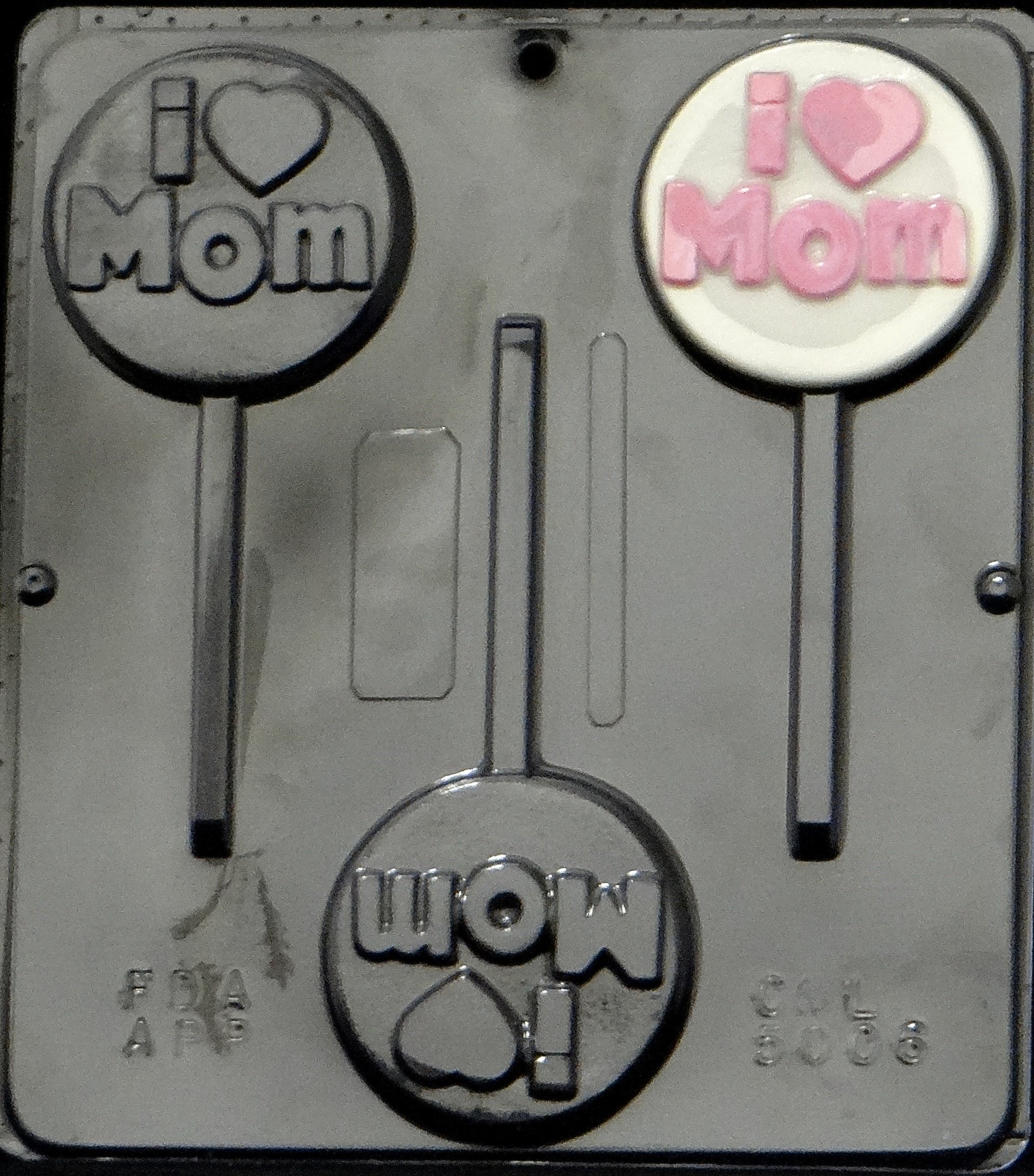 Amazon.co.jp: I Love Mom チョコレート ロリポップ キャンディ型 母の